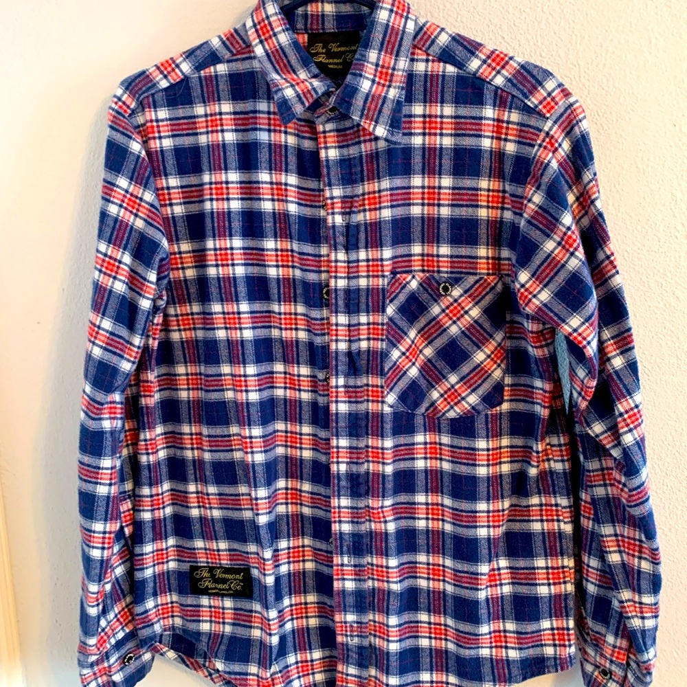 Vermont Flannel America pattern medium shirt